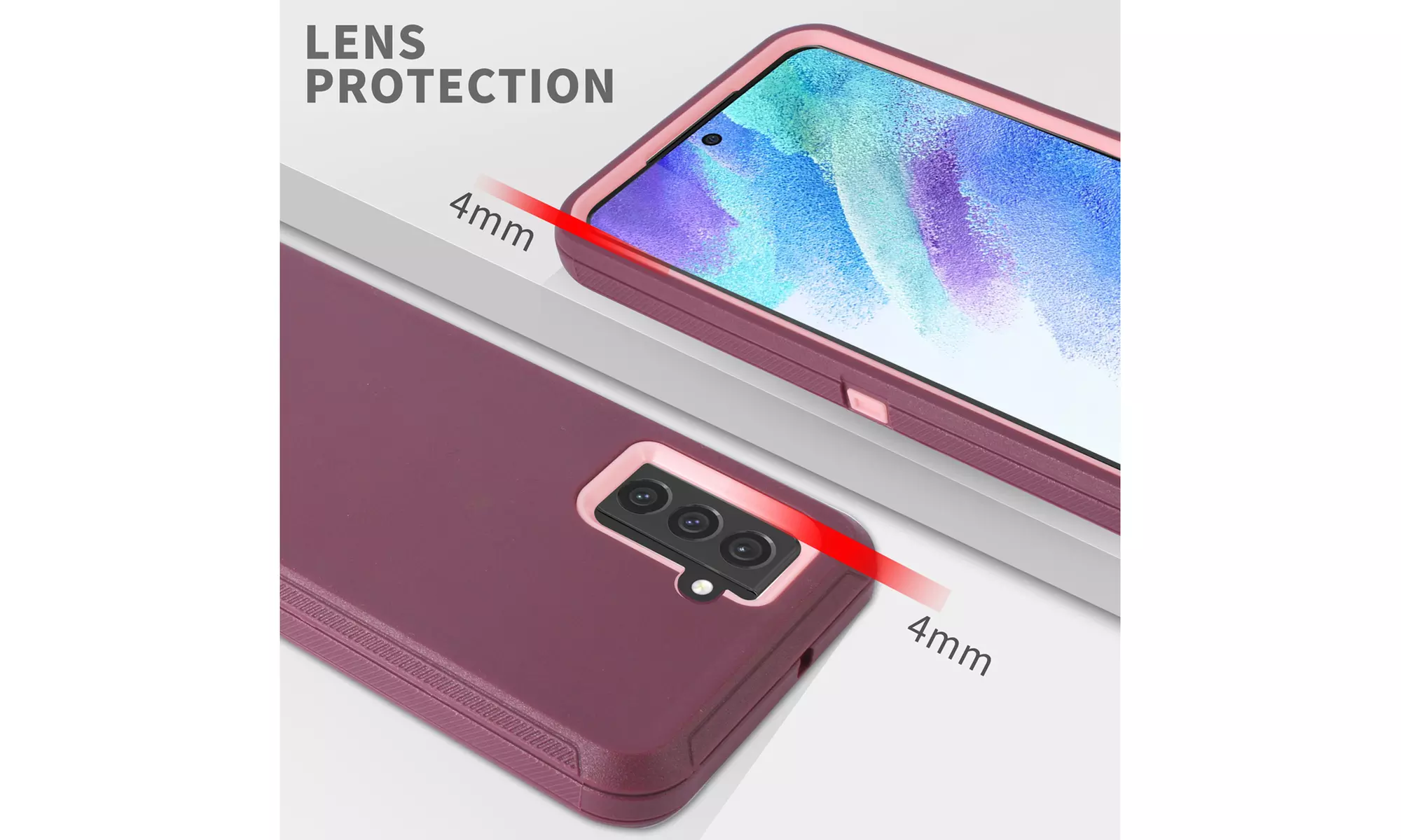 Samsung Galaxy S21 FE 5G Heavy Duty Shockproof  Bumper Case