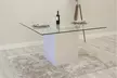 Perry 1.8 - 55.12 in Sleek Tempered Glass Table Top - Second Medium