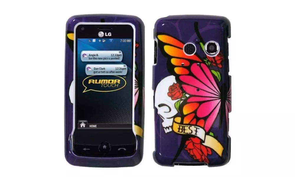 Insten Bestand Friend Purple Case for LG Rumor Touch UN510 Banter - Primary Image