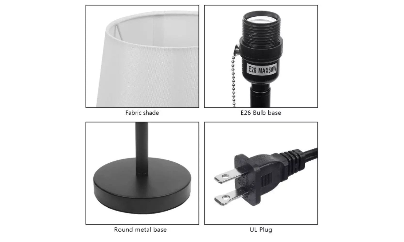 Creative table lamp Modern Bedside Light Fixtures for Bedroom Living Room