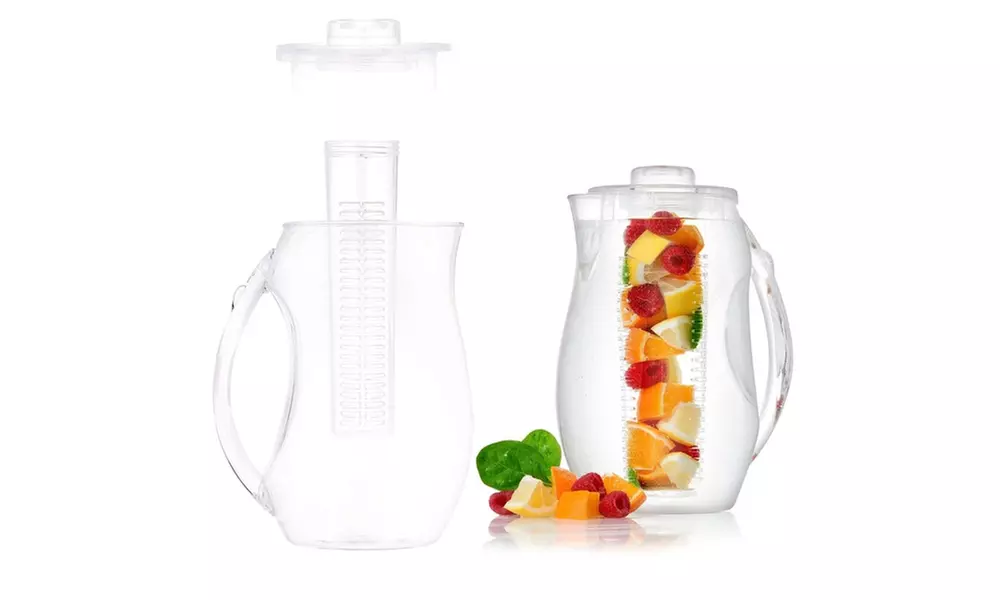 Clearance: InFuzeH20 Fruit-Infuser Water Bottles & Pitcher - Single or 2-Pack