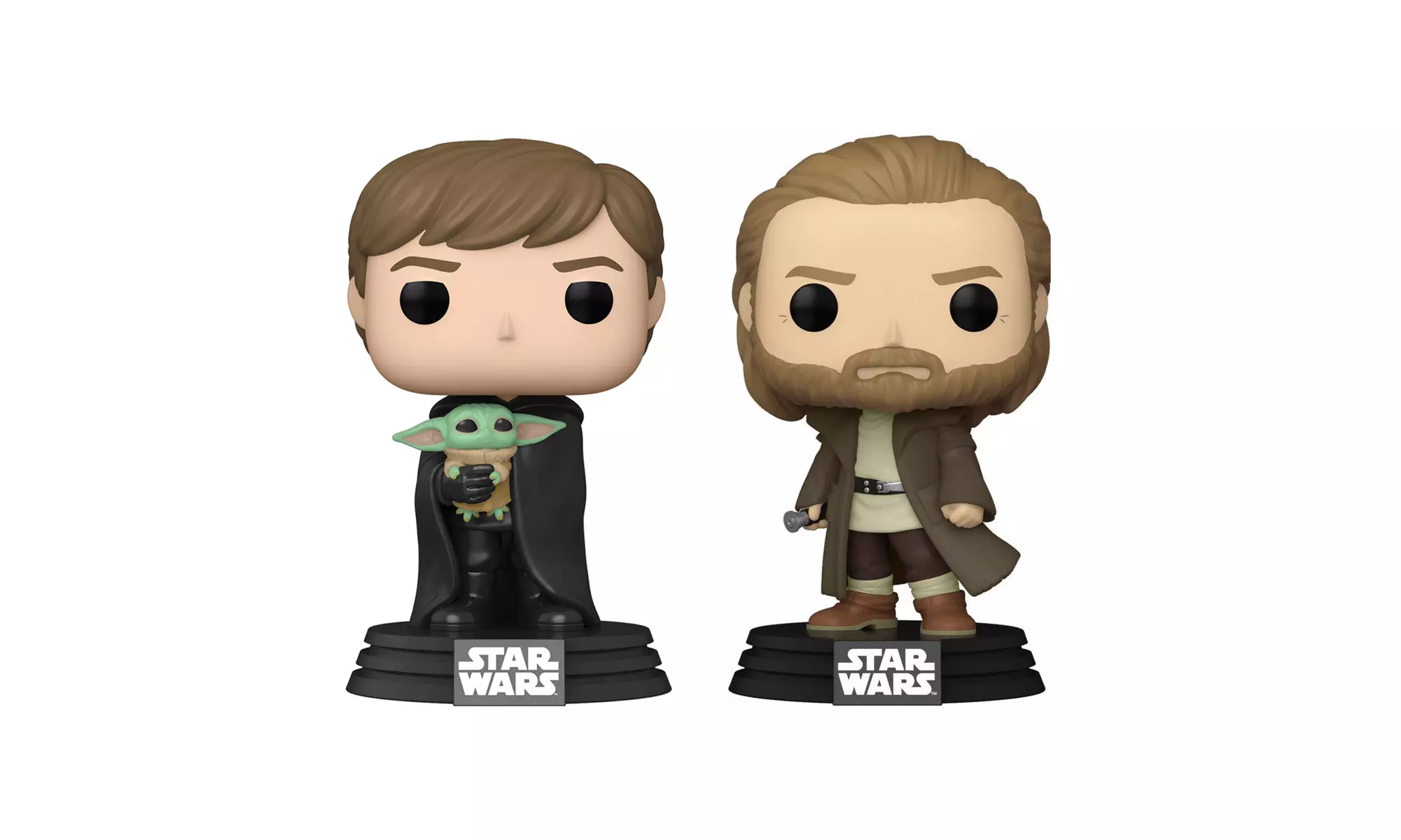 Funko Pop! Star Wars - 2pk Luke Obi-Wan - #482, #538 - Primary Image