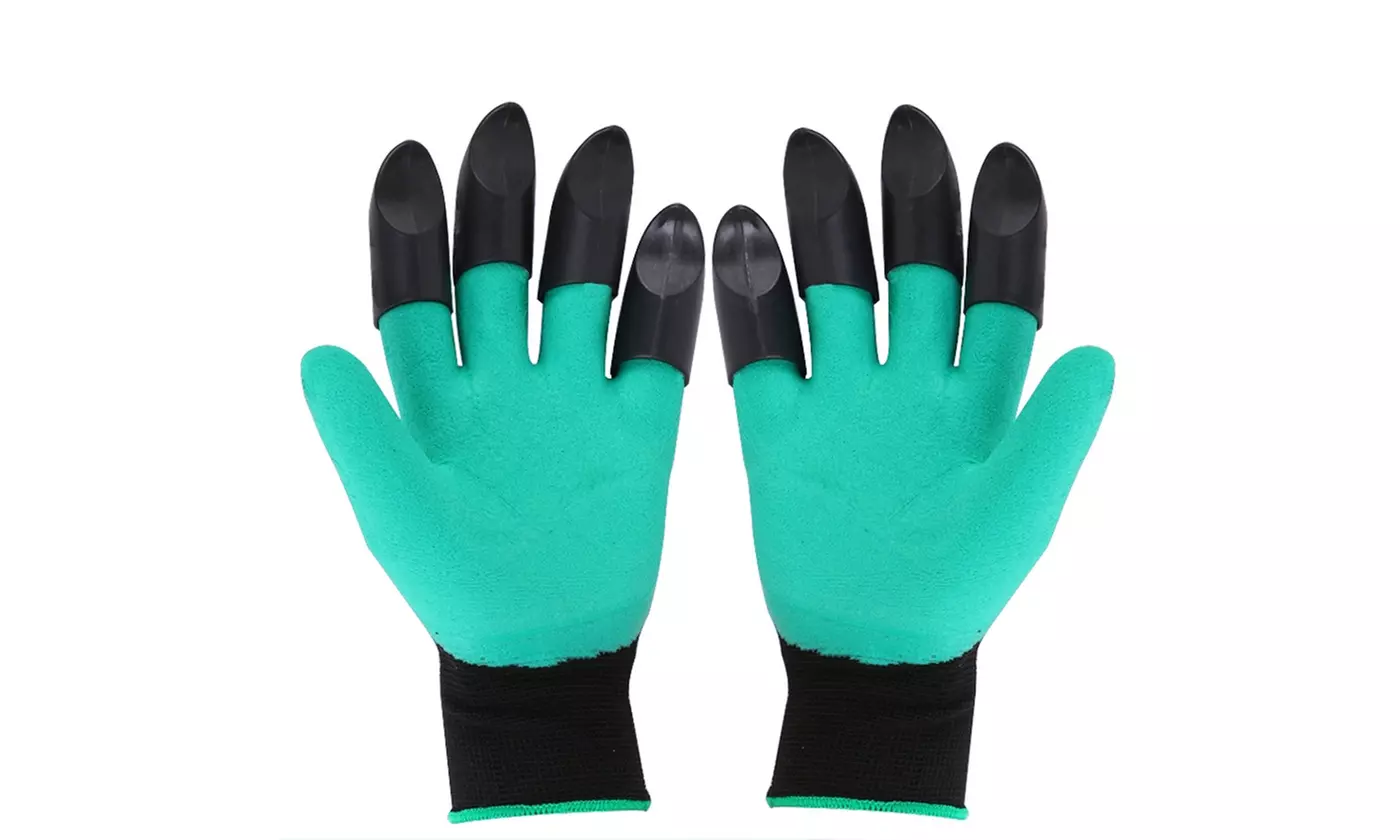 8 Claws Digging Garden Gloves with Claws for Digging and Planting - Primary Image