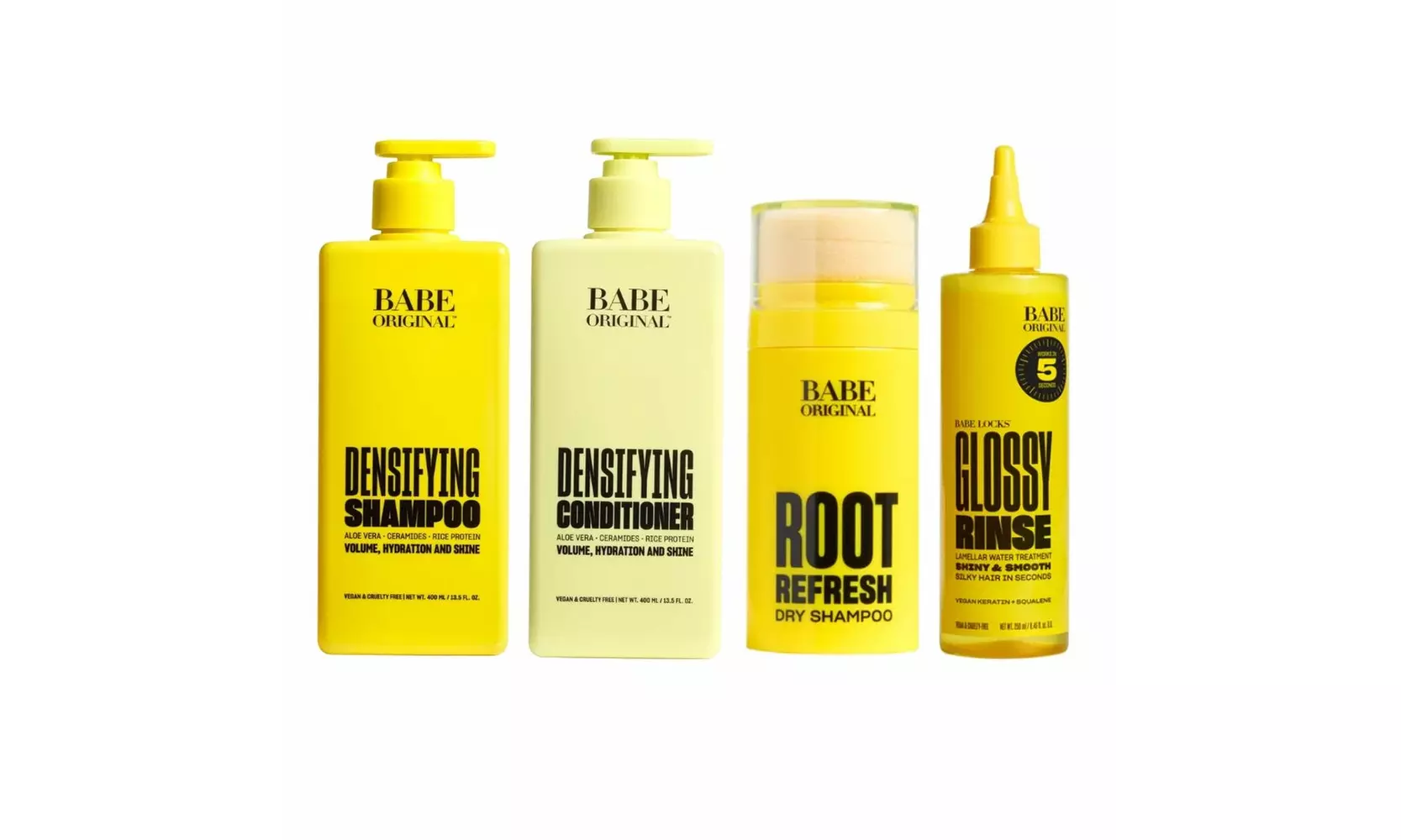 Babe Original Densifying Shampoo, Conditioner. Rinse (Multiple options)