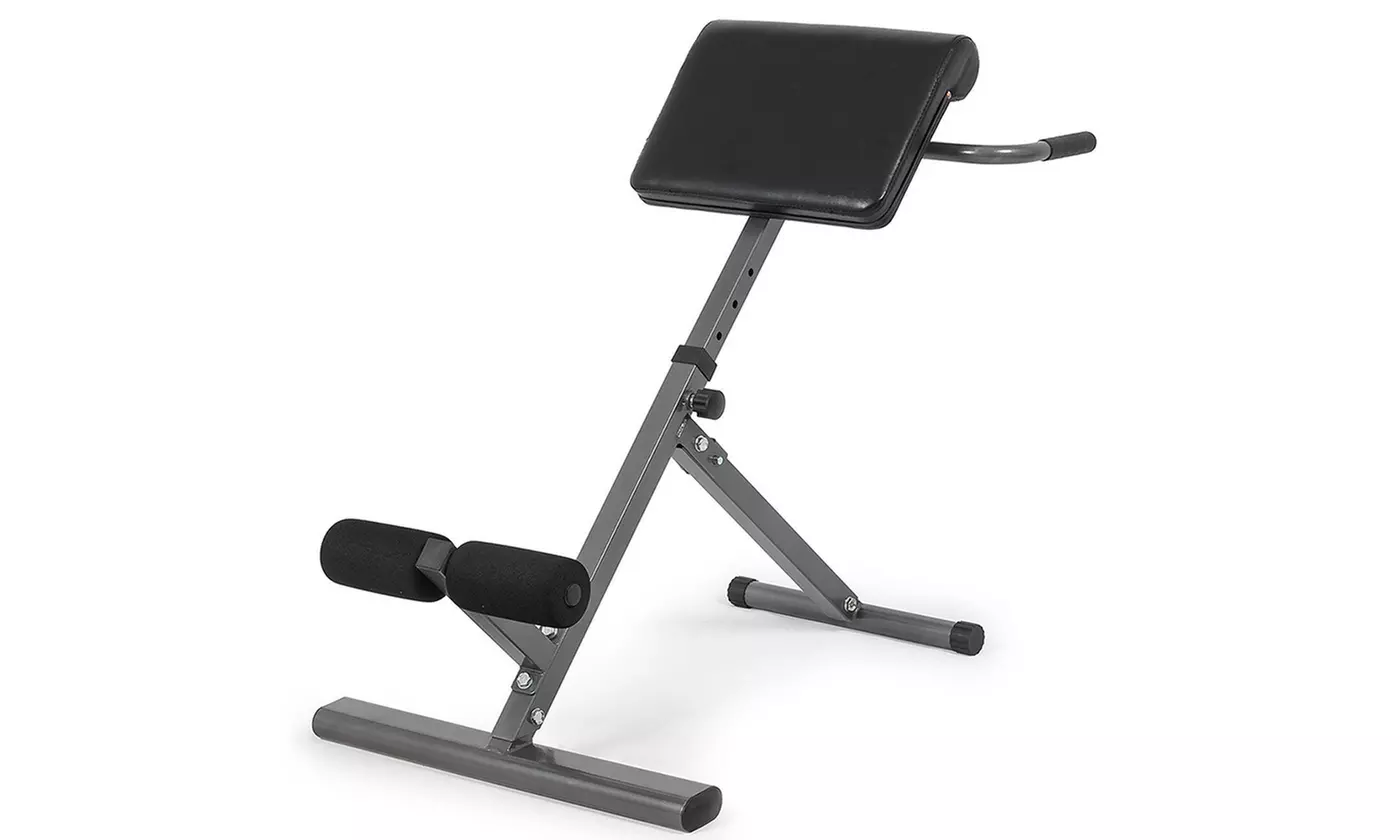 Adjustable Hyperextension Roman Chair Exercise Hyper Bench  - Primary Image