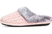 Floopi Women's Soft Cuff Chenille Knit Slippers with Memory Foam - Second Medium