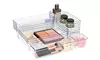 NewHome 25-Piece Clear Makeup Organizer Set for Vanity & Drawer Storage