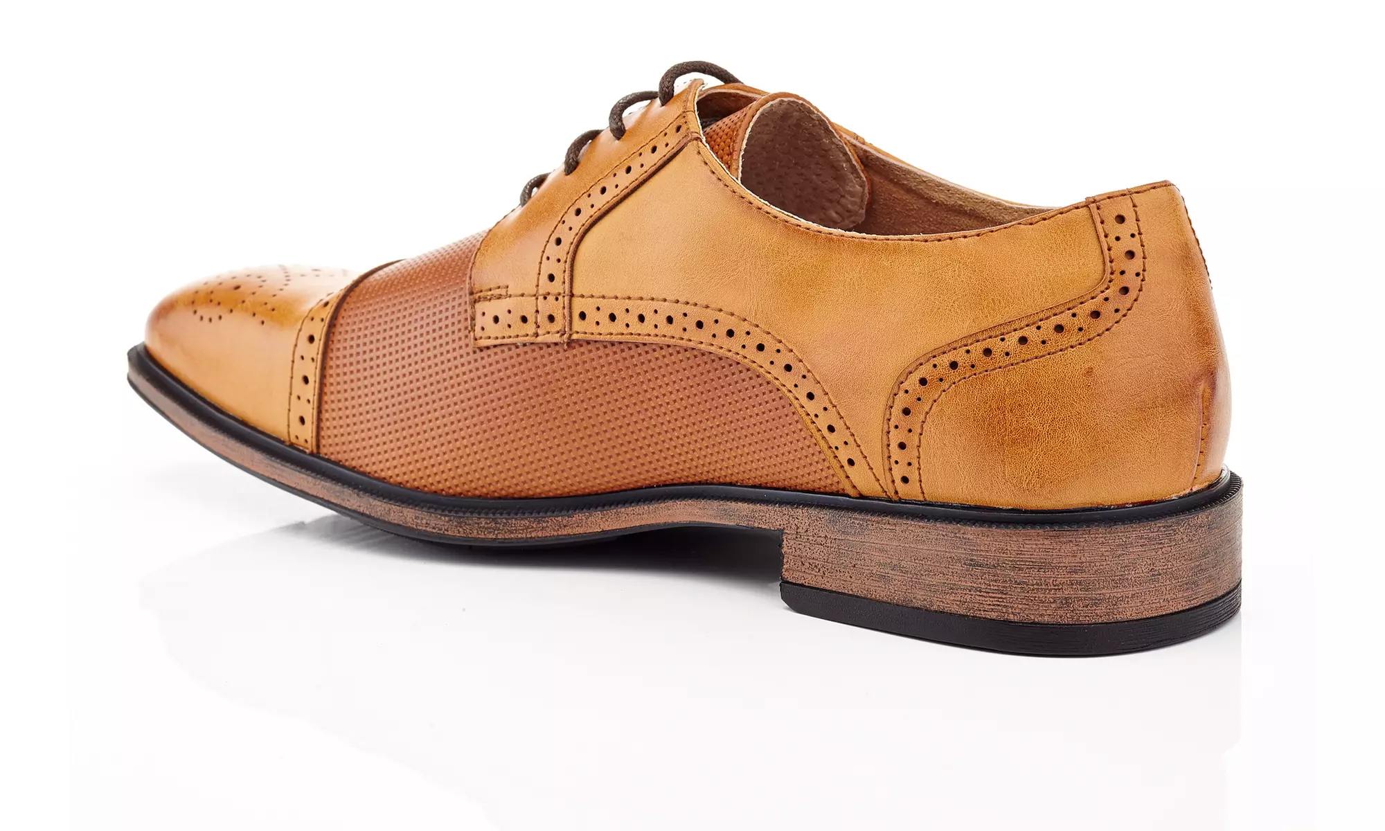 Adolfo Men's Cap-Toe Lace-Up Dress Shoes Multiple Styles