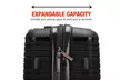 Bobcat Trencher 3-Piece Expandable Hardside Spinner Luggage Set - Second Medium