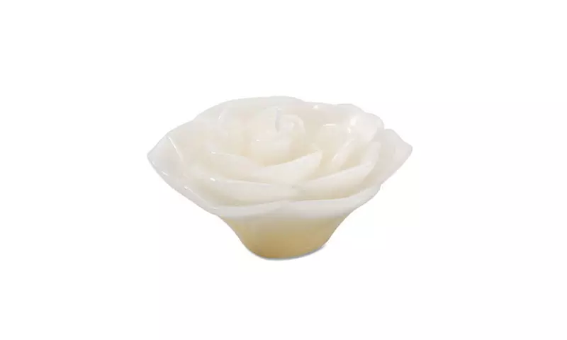 Darice Floating Candles Rose Ivory 3.75 inches - Primary Image