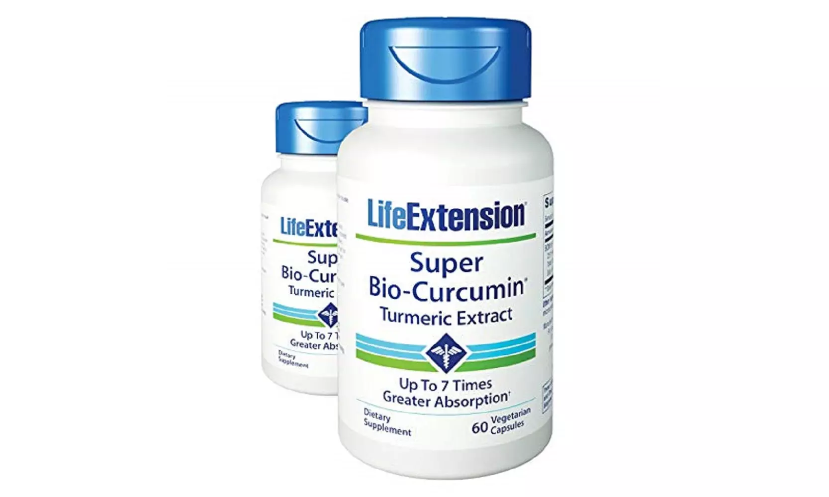 Life Extension Super Bio-Curcumin 400 mg 60 Vegetarian Capsules (2 Pack)  - Primary Image