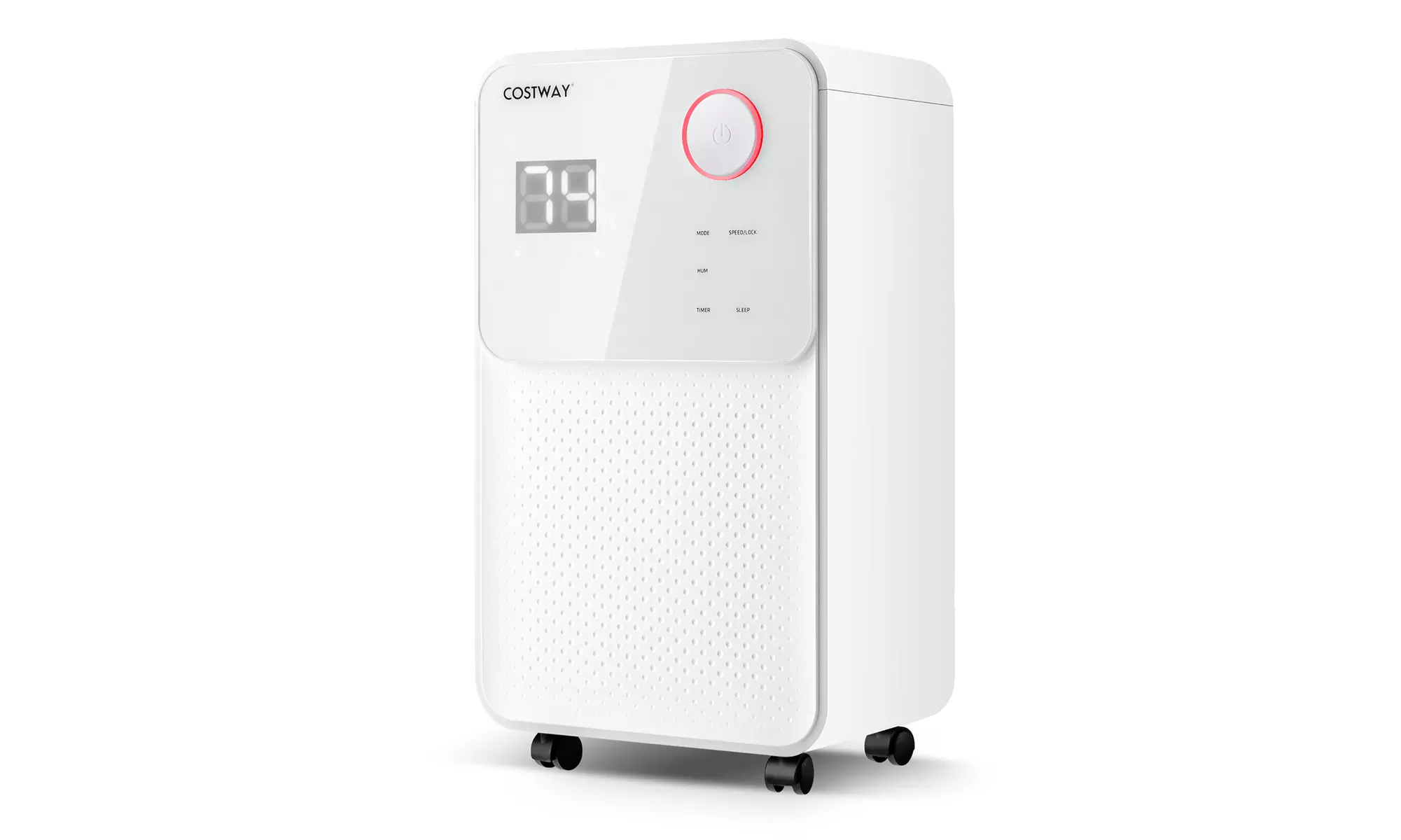 Costway 32 Pints 2000 Sq. Ft Dehumidifier Home Basements 3-Color Digital Display - Primary Image