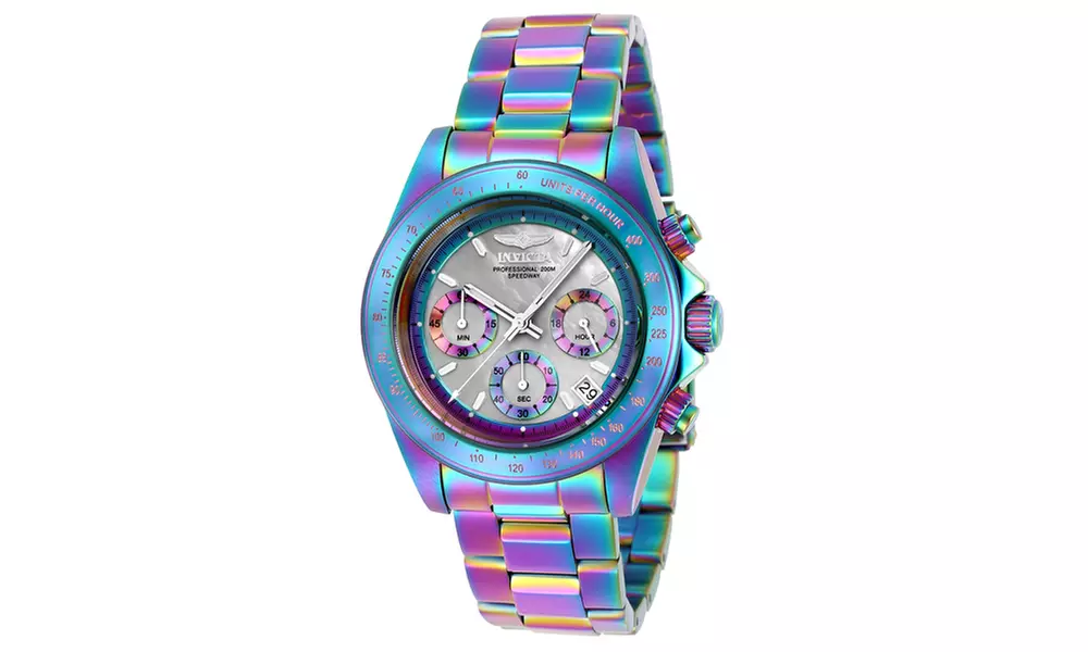 Invicta Men's Speedway Iridescent Stainless Steel Watch  - Second Medium