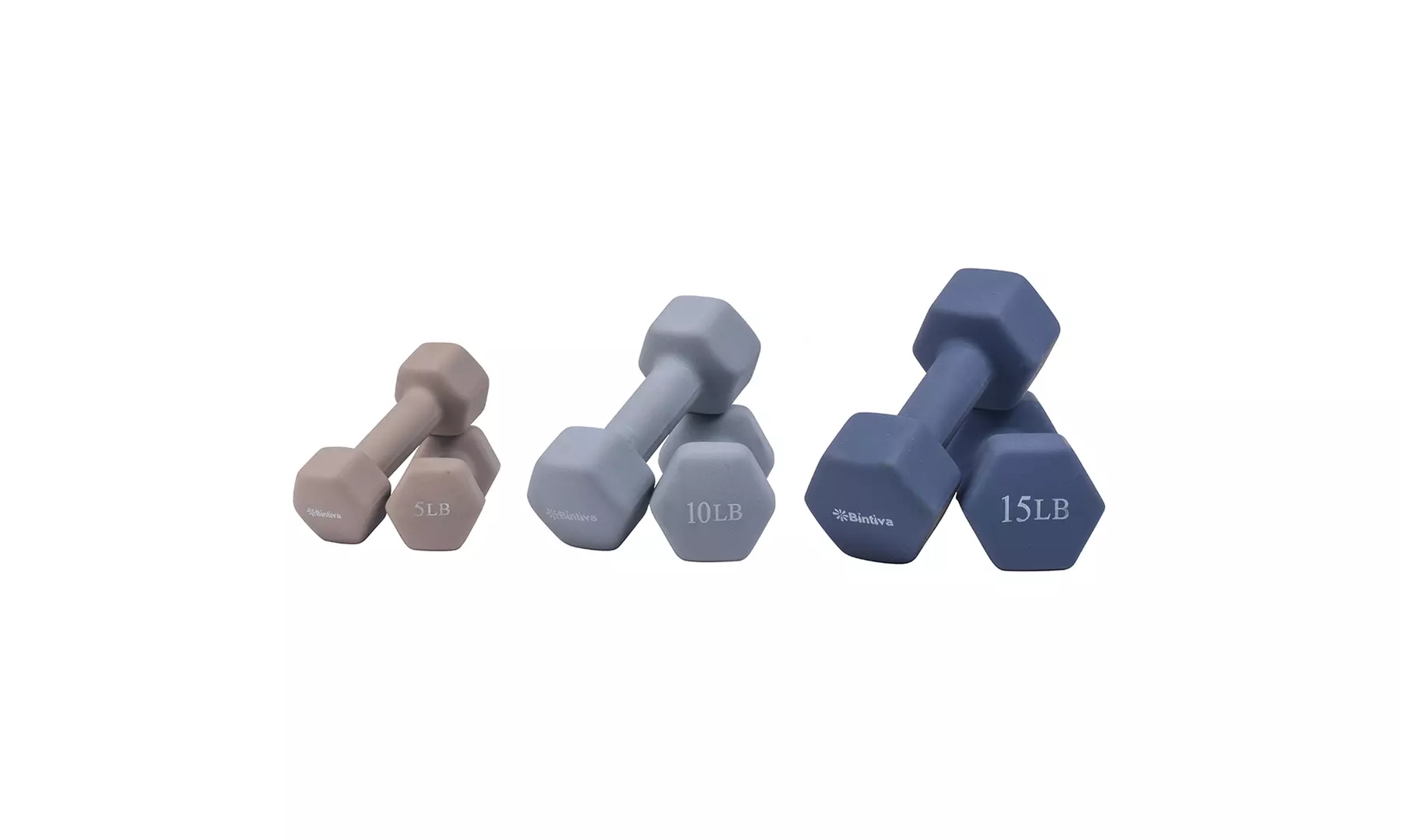Bintiva Neoprene Dumbbells - Varies by Selection