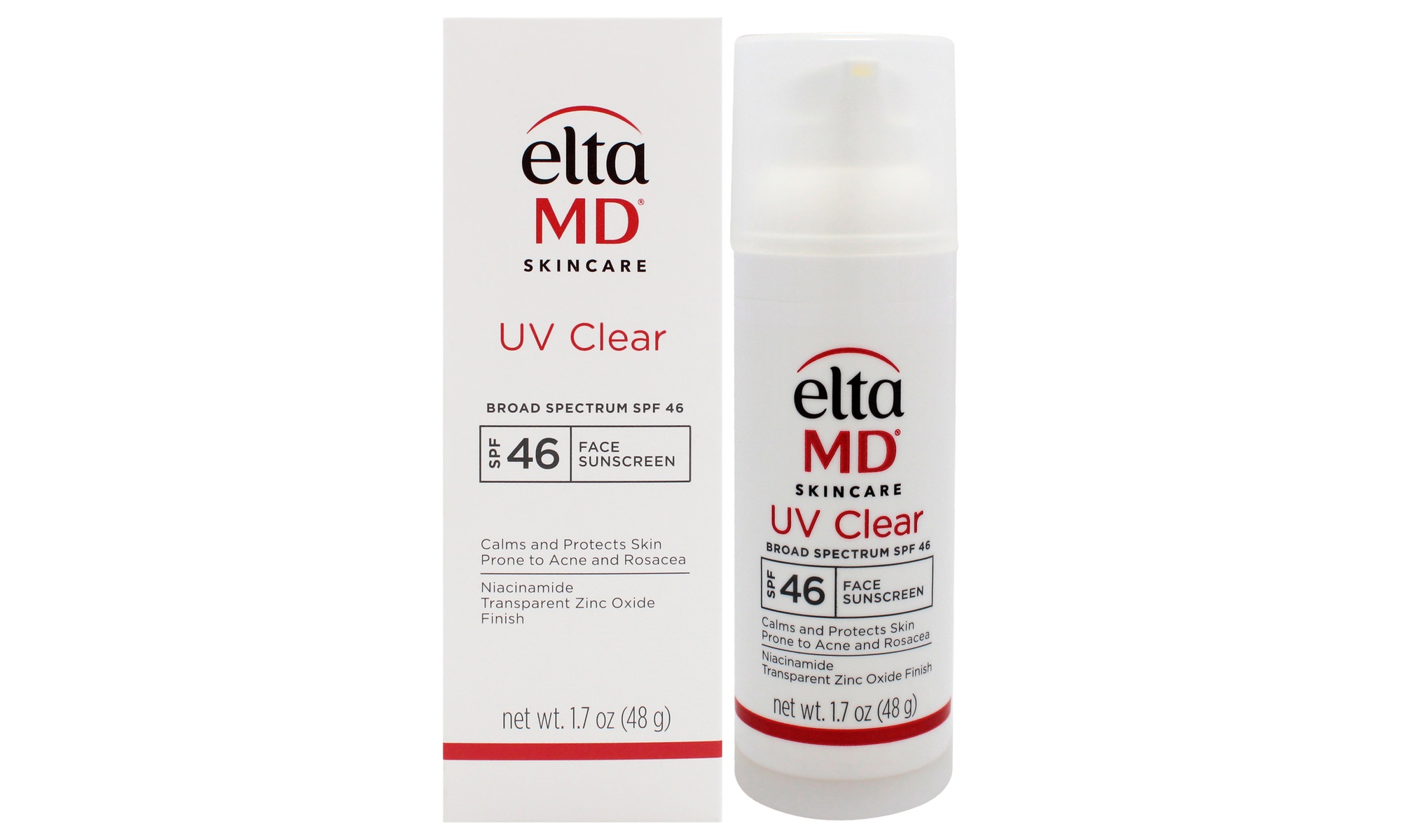 EltaMD UV Clear Facial Sunscreen SPF 46 For Unisex 1.7 oz Sunscreen
