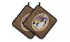 Carolines Treasures SS8299PTHD Japanese Chin Pair of Pot Holders 7.5 x 3 x 7.5