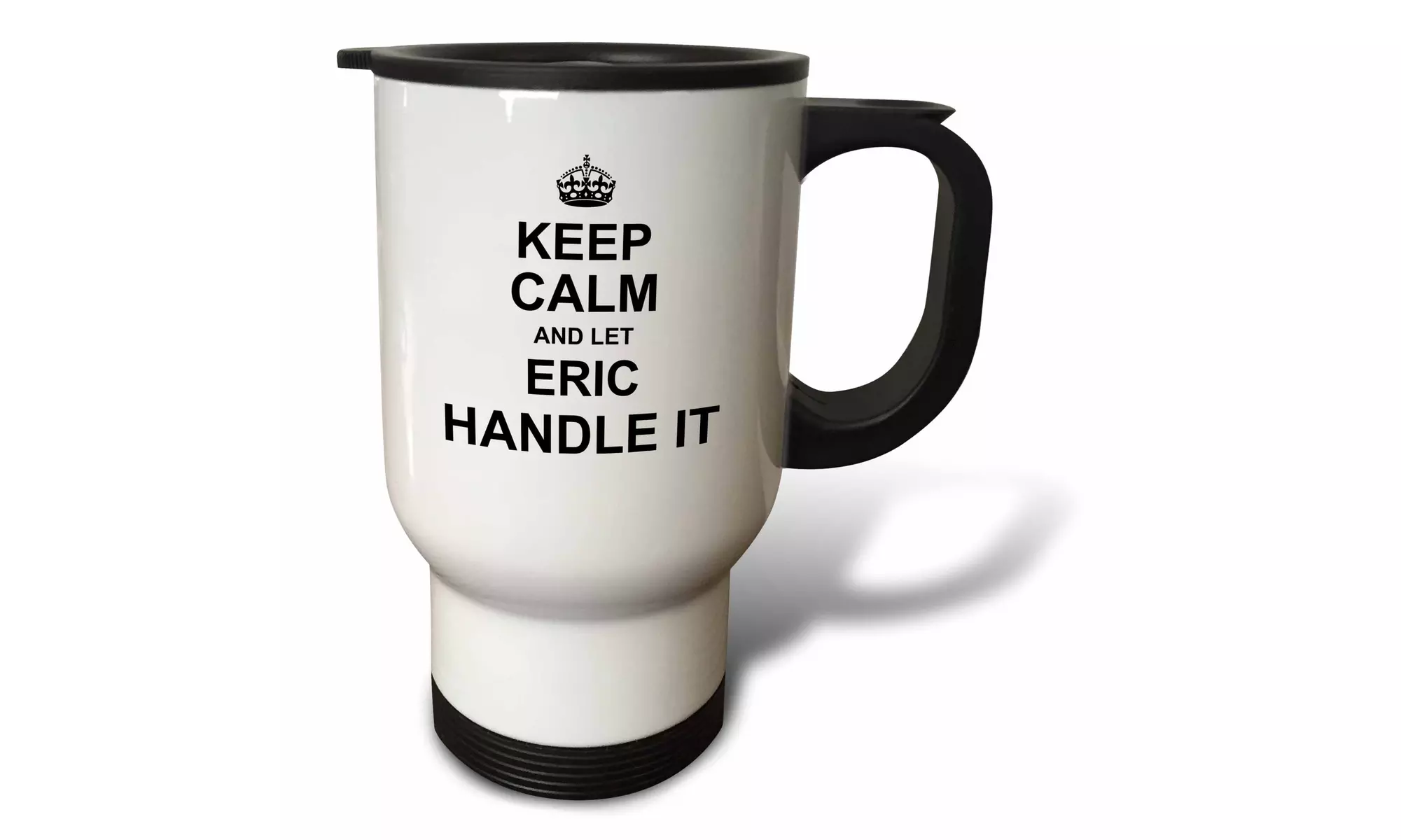  Travel Mug Keep Calm and Let Eric Handle it - funny personal name - 14oz  - Primary Image