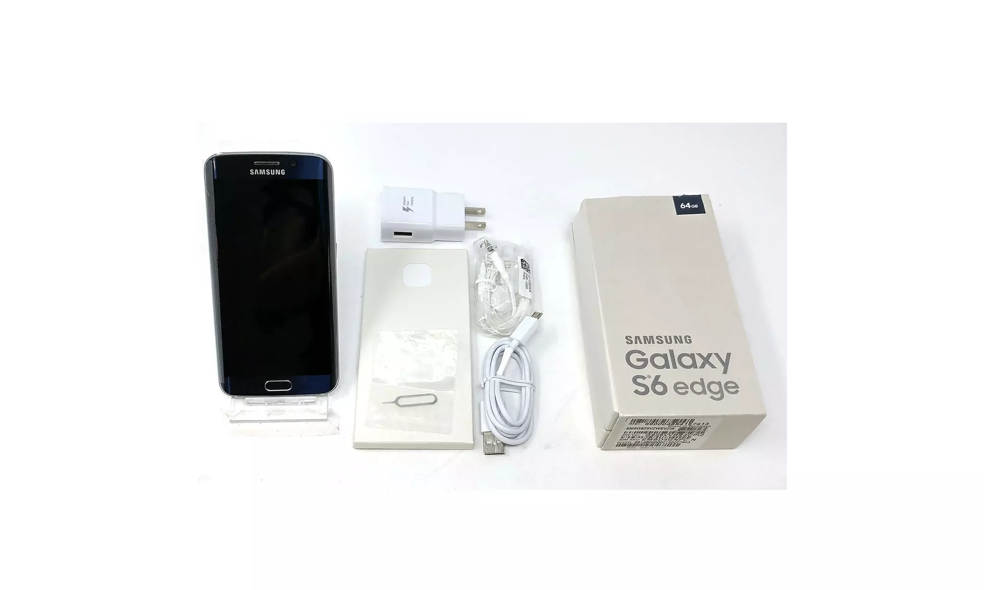 Samsung Galaxy S6 Edge 4G LTE G925V 64GB 5.1" 16MP Verizon Phone - Open Box - Primary Image