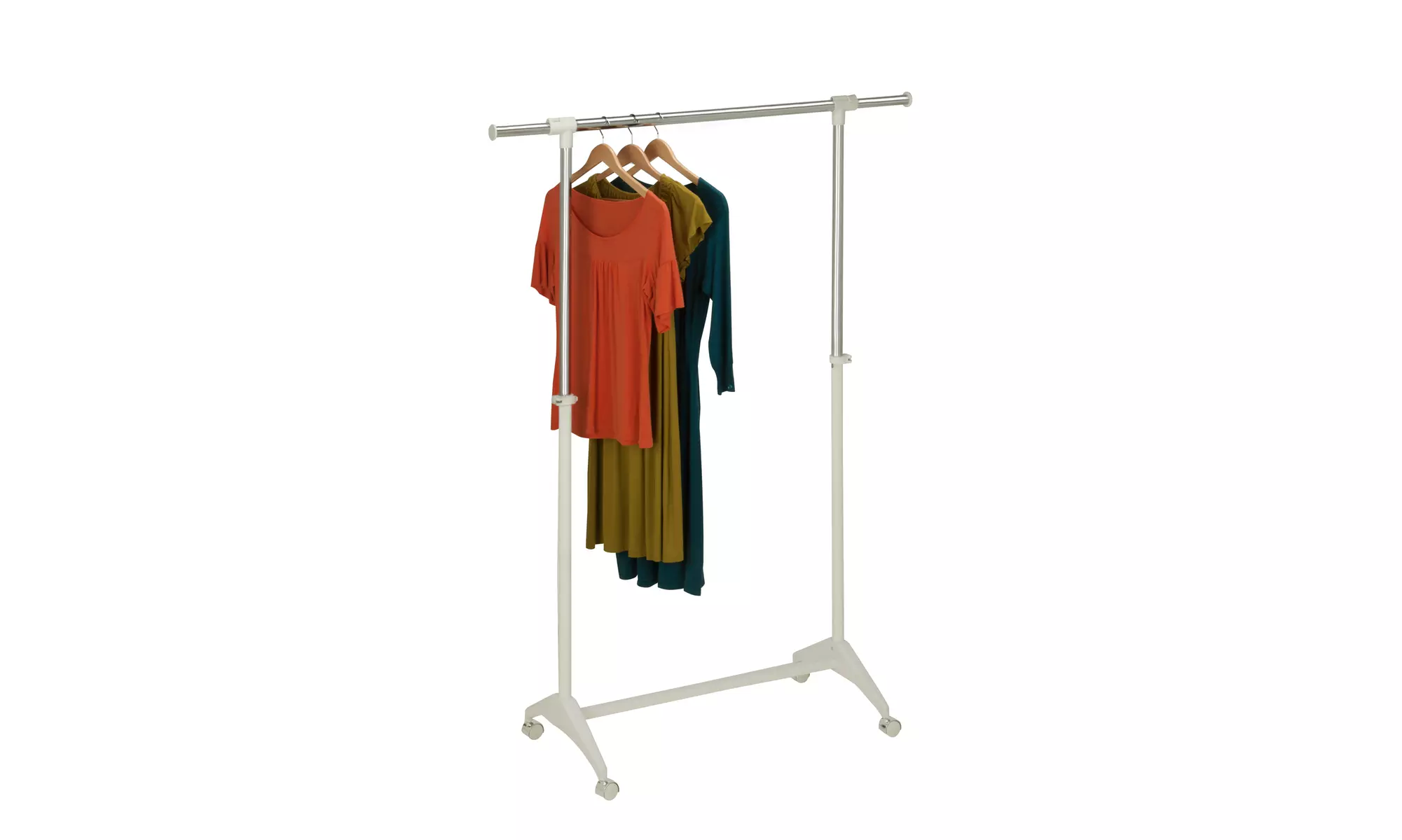 Steel Rolling Expandable Clothes Rack - Second Medium