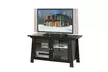 Signature Homes Black Wood Glass Door Entertainment Center - Second Medium