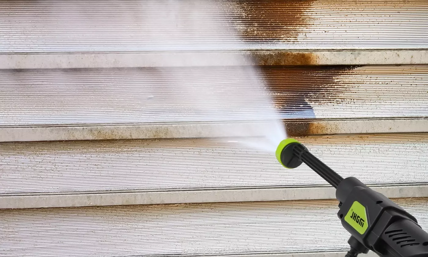iMounTEK 21V Cordless High-Pressure Power Washer Cleaner with Spray Nozzles