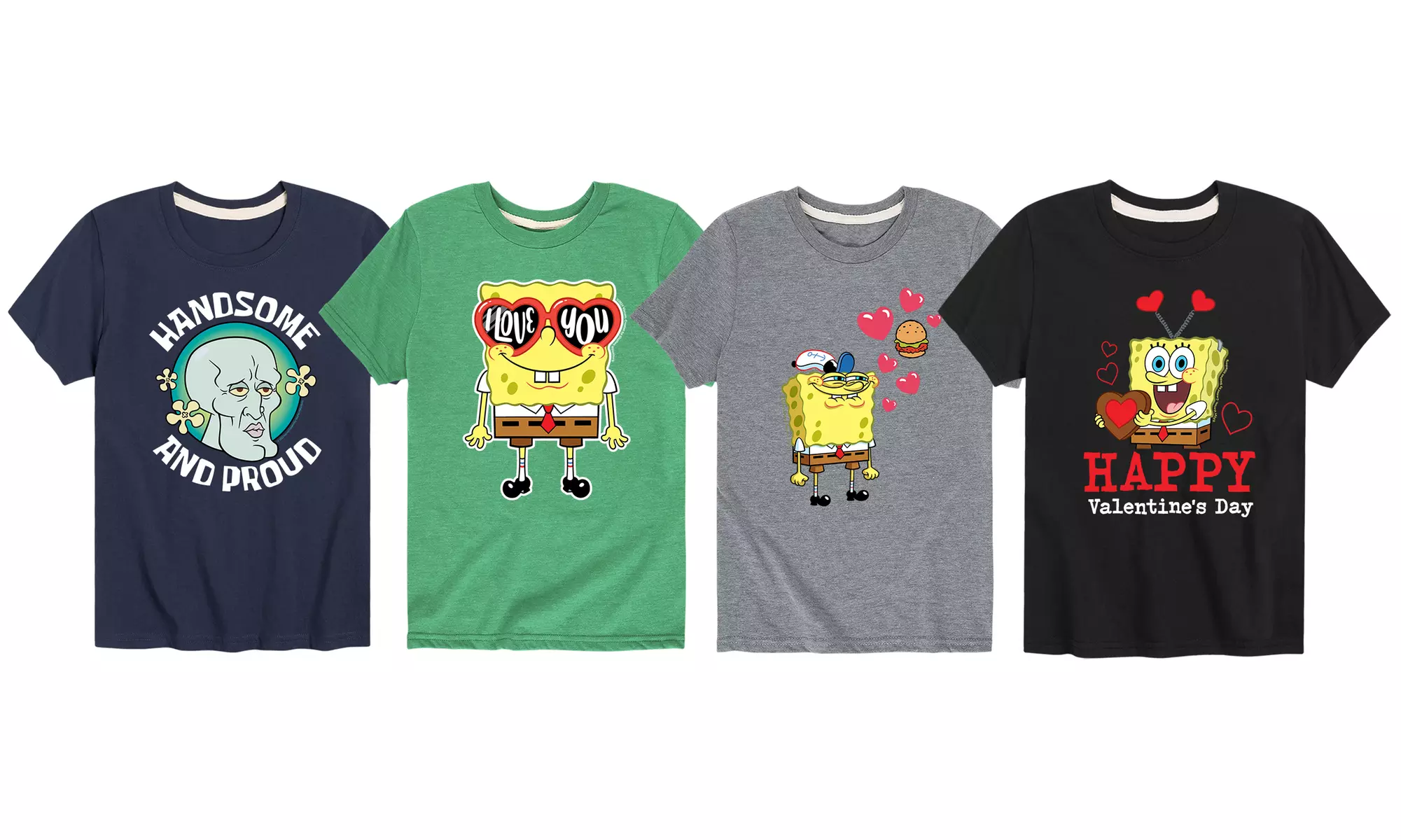 SpongeBob SquarePants Valentine's Day Kid's Tees - Primary Image