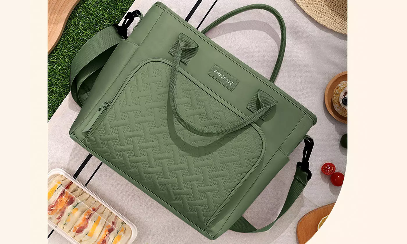 ItBelongs2U Insulated Lunch Bag Leakproof Cooler Tote 11L