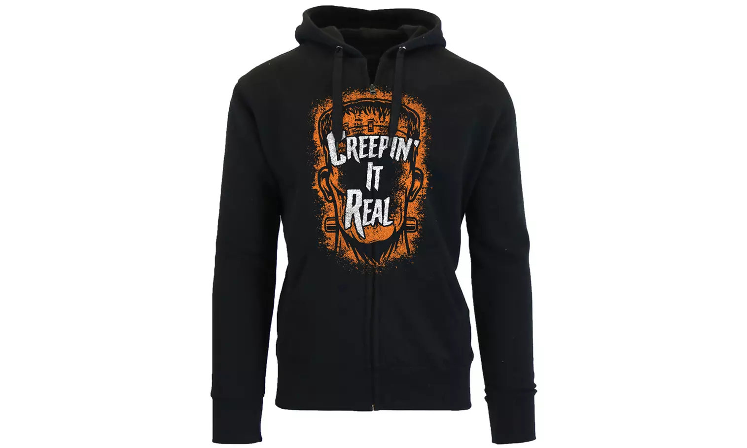 Men's Awesome Halloween Zip Up Hoodie (S-2XL)