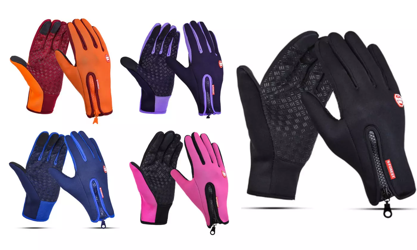 New Waterproof Winter Ski Camping Gloves Touchscreen Thermal Sensor Gloves - Primary Image