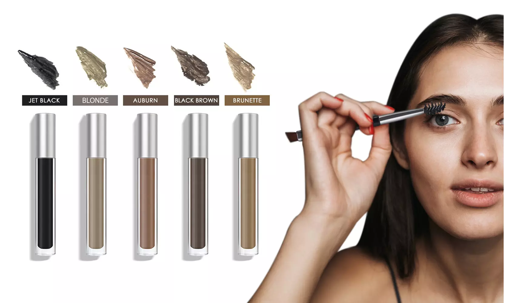 Long Lasting Waterproof Wonder Eyebrow Makeup Gel (5-Colors) - Primary Image