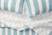 FreshFolds Stripes & Anchors Microfiber Reversible Quilt Set with Shams - Second Medium