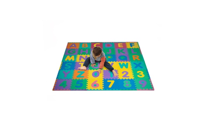 Up To 35 Off On Foam Floor Puzzle Mat For Kids Groupon Goods