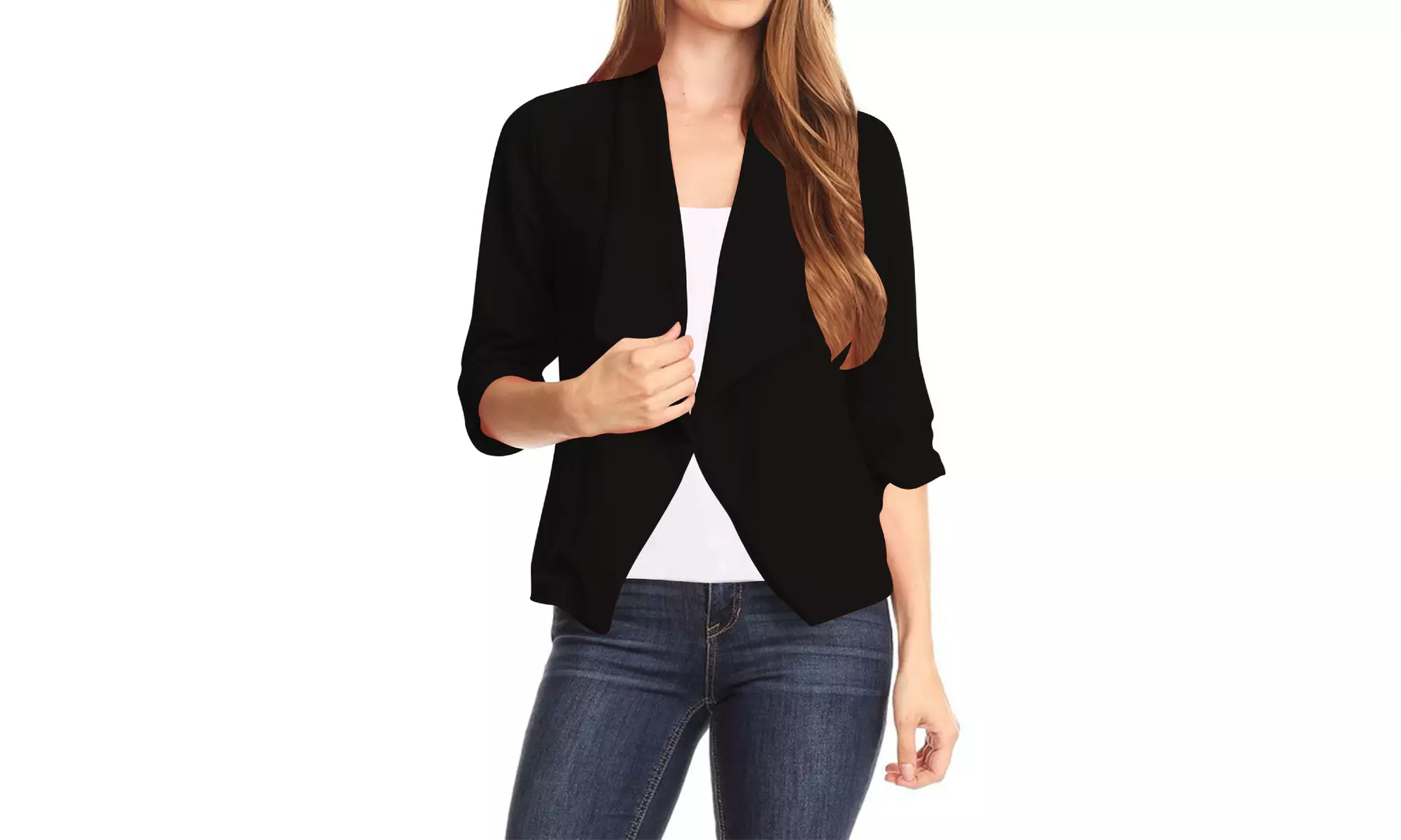 Women's Casual Office Wear Basic Solid Blazer Jacket