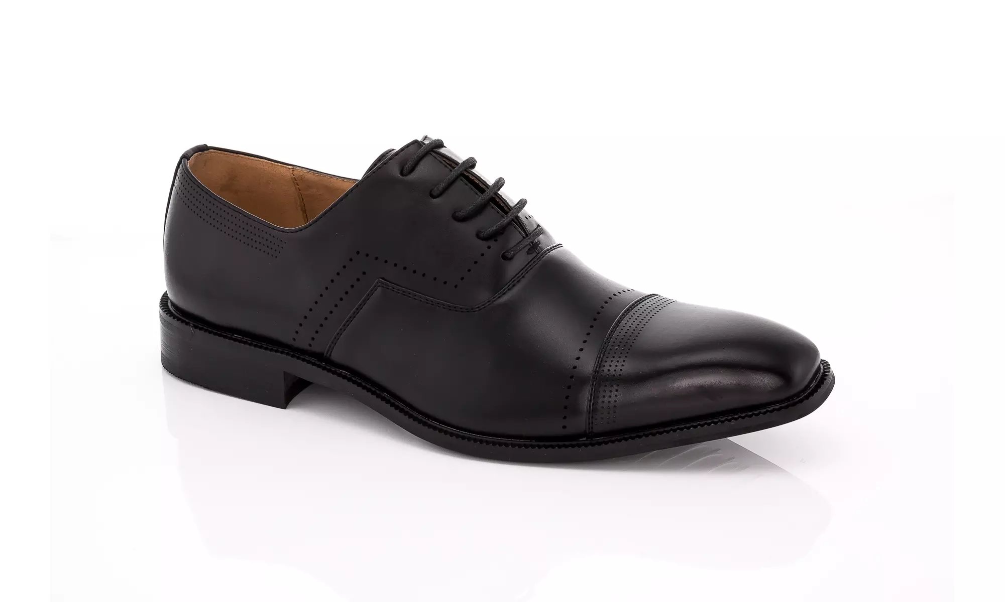 Adolfo Men's Cap-Toe Lace-Up Dress Shoes Multiple Styles