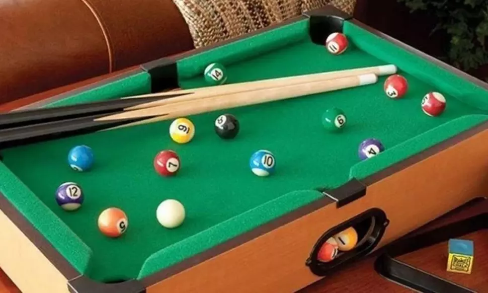 Classic mini tabletop billiards - Primary Image