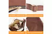 Women PU Leather Tote Slouchy Shoulder Hobo Bags - Second Medium