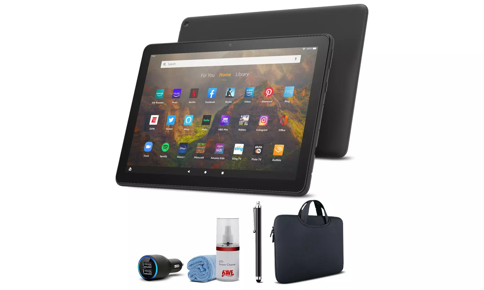 Fire HD 10 32GB 10.1" Tablet (2021) with Basic Accessories