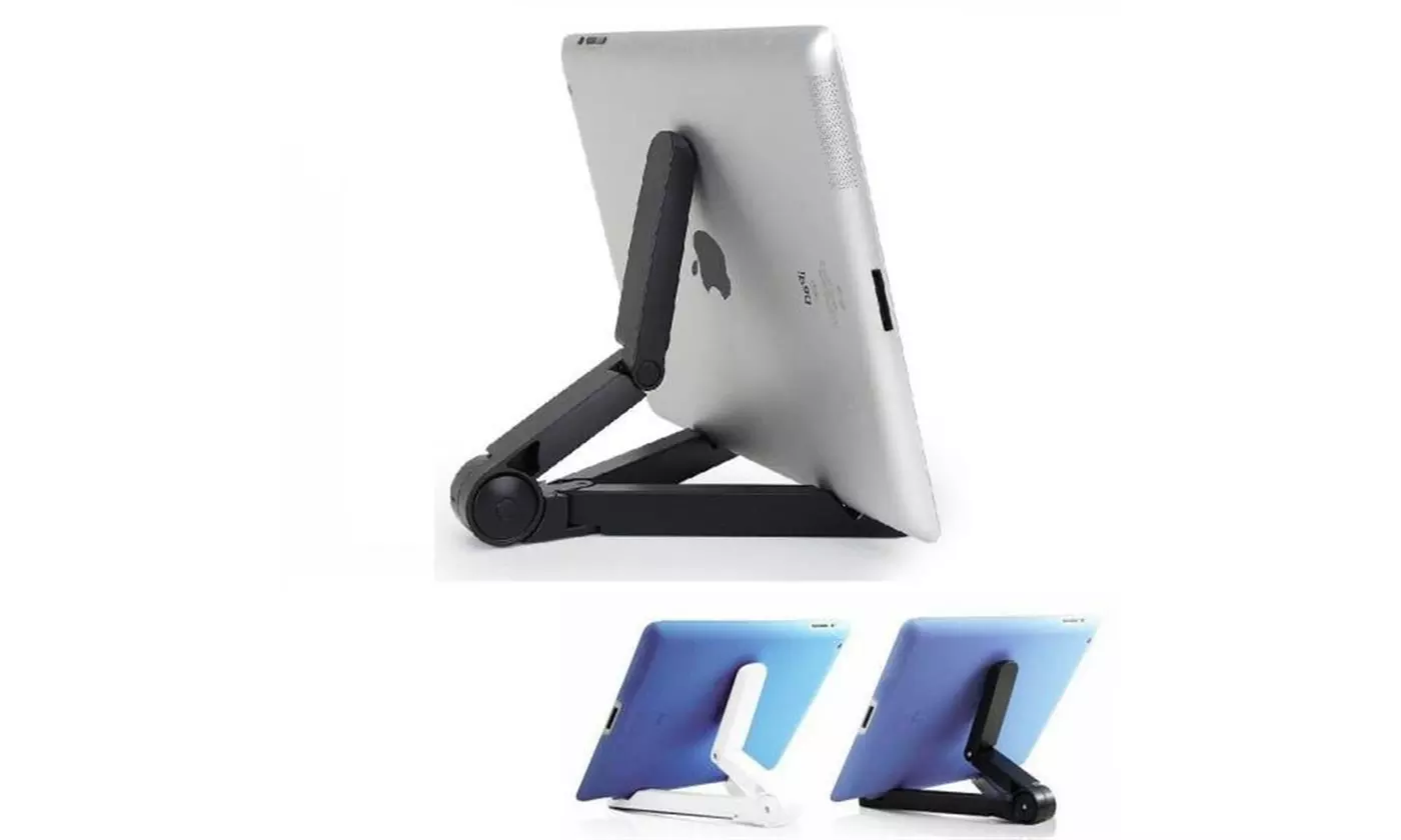 Adjustable Portable Desktop Holder Mount Folding Tablet Stand Anti-Slip for ipad - Primary Image