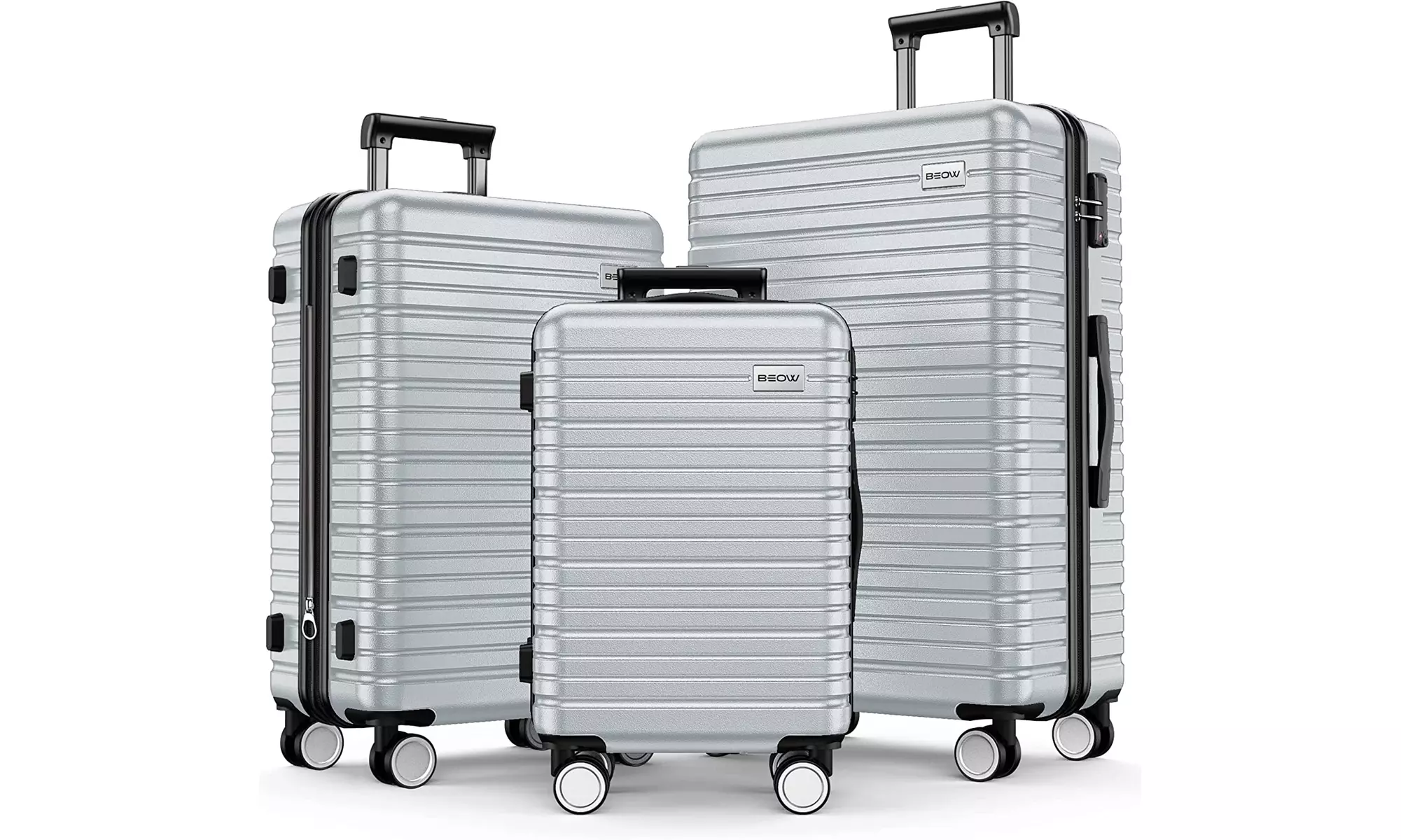 BEOW Luggage Sets Expandable Lightweight Suitcases with Wheels PCABS - Primary Image