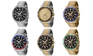 Invicta Stainless Steel 45mm Pro Diver Men's Watch with Chronograph Function 