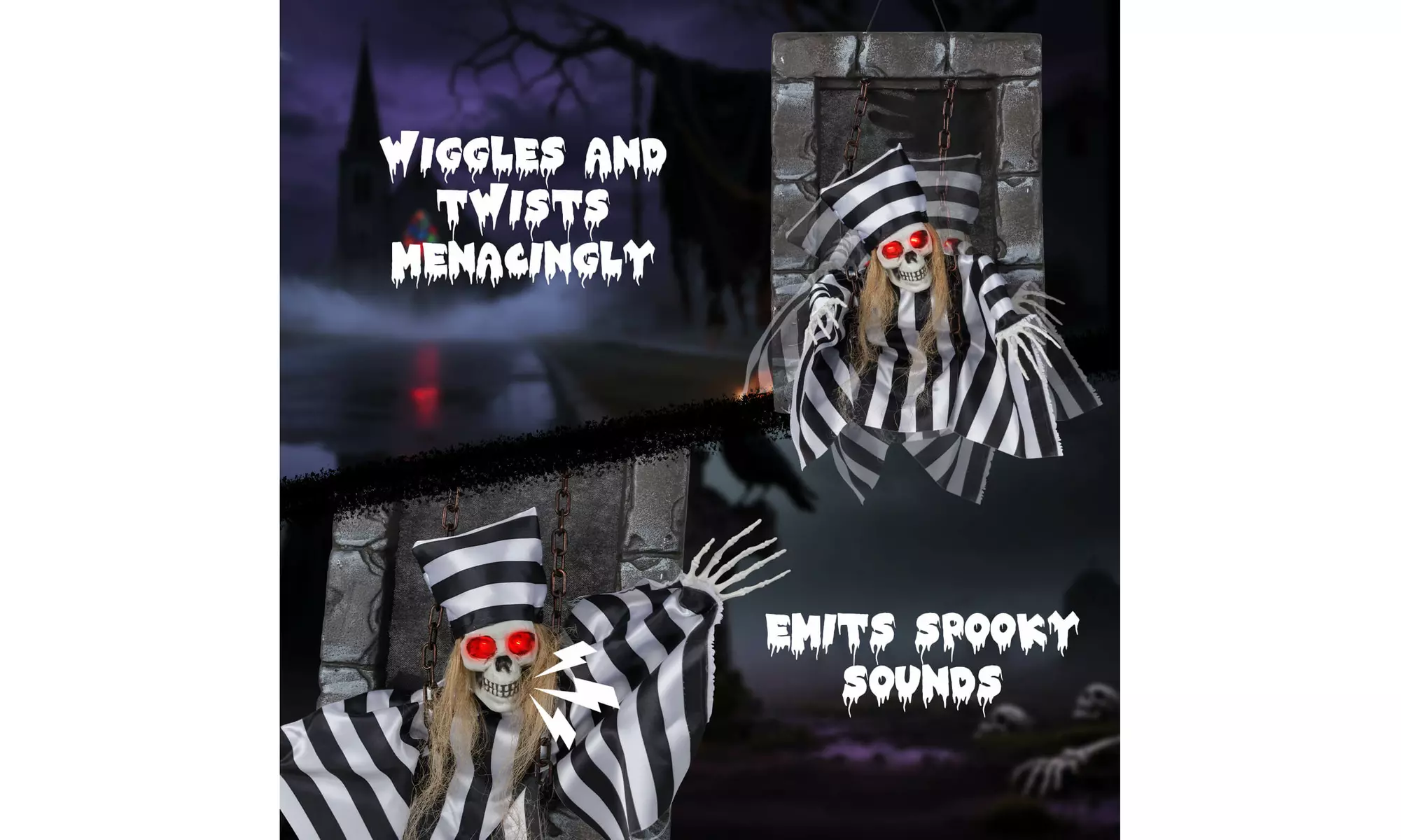 Animated Halloween Decorations: Bring Your Yard to Life by Costway