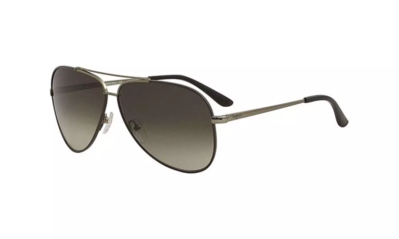 Salvatore Ferragamo Unisex Aviator Sunglasses - Luxury Authentic Designer