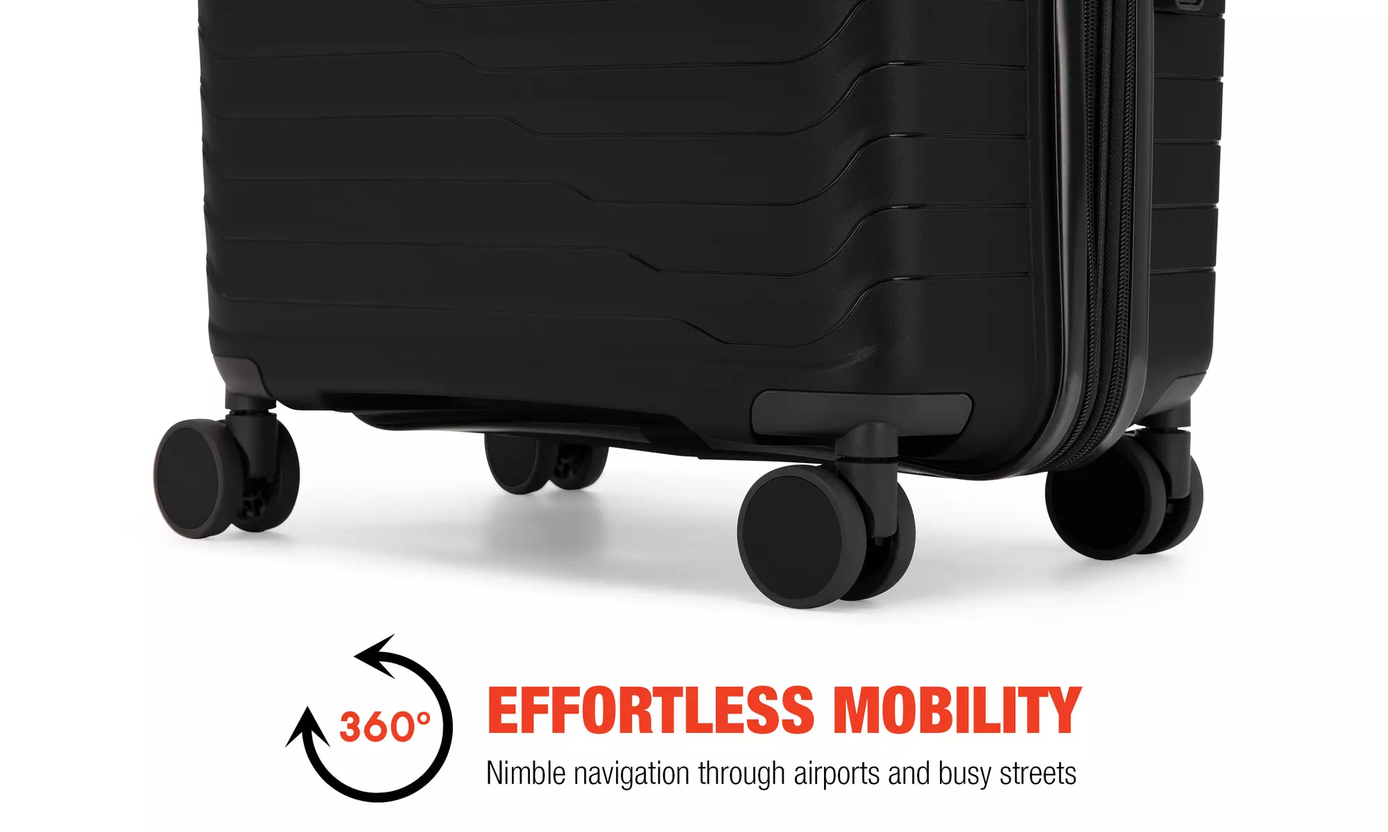 Bobcat Excavator 3-Piece Expandable Hardside Spinner Luggage Set