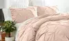 Home Collection Premium Ultra Soft 3 Piece Pinch Pleat Duvet Cover Set