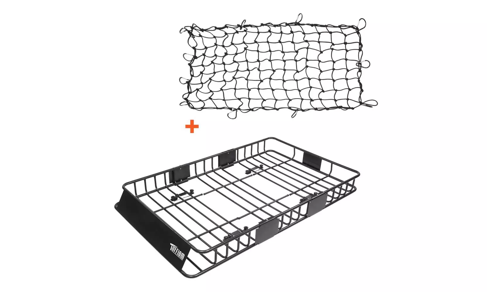 Extension Roof Cargo Carrier Steel Basket Luggage Box, 250lbs - Second Medium