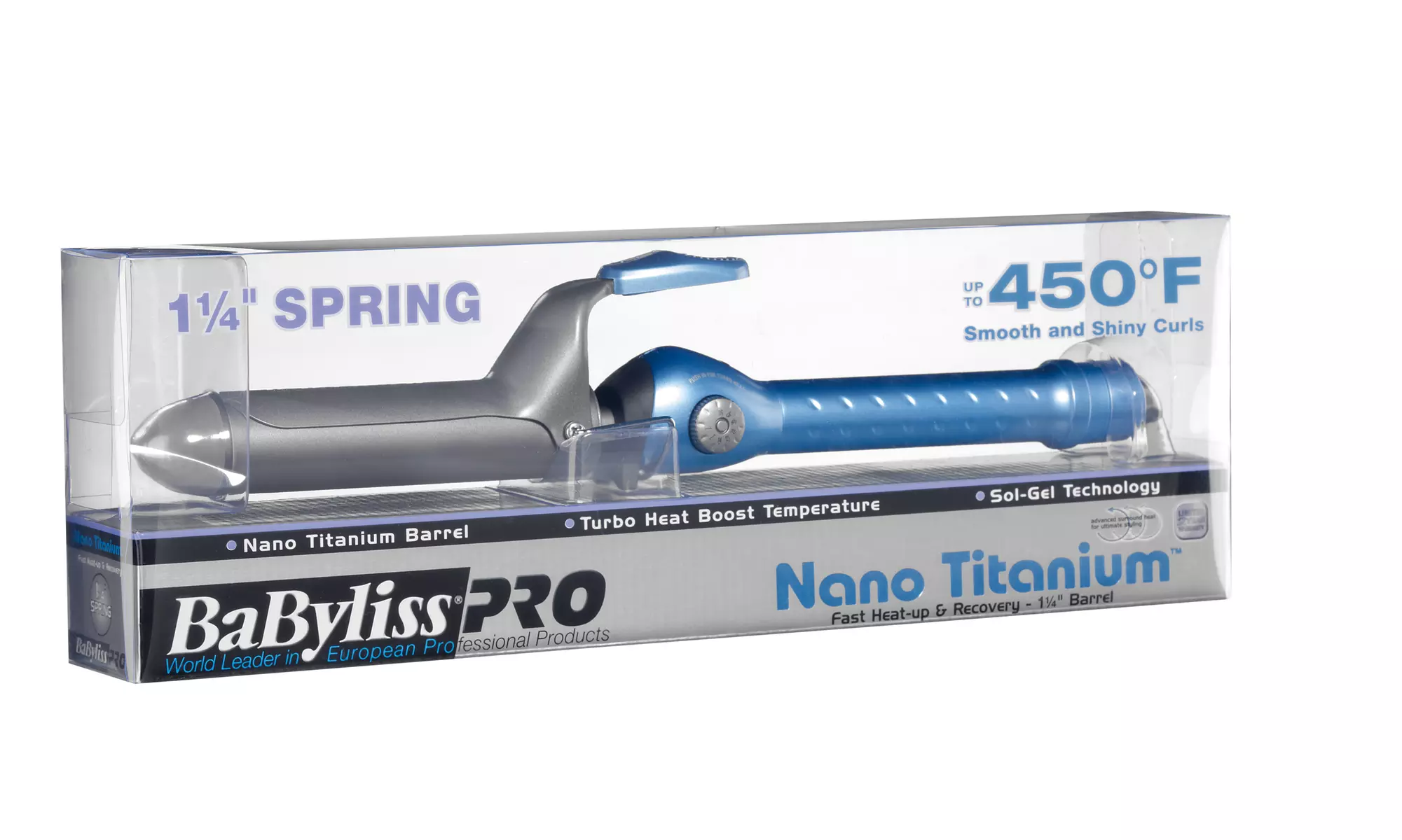 Babyliss Pro BABNT125SN 1.25 Inch Spring Curling Iron - Primary Image
