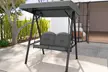 Costway 2-Person Outdoor Porch Swing Swing Loveseat with A-Shaped Metal Stand - Second Medium