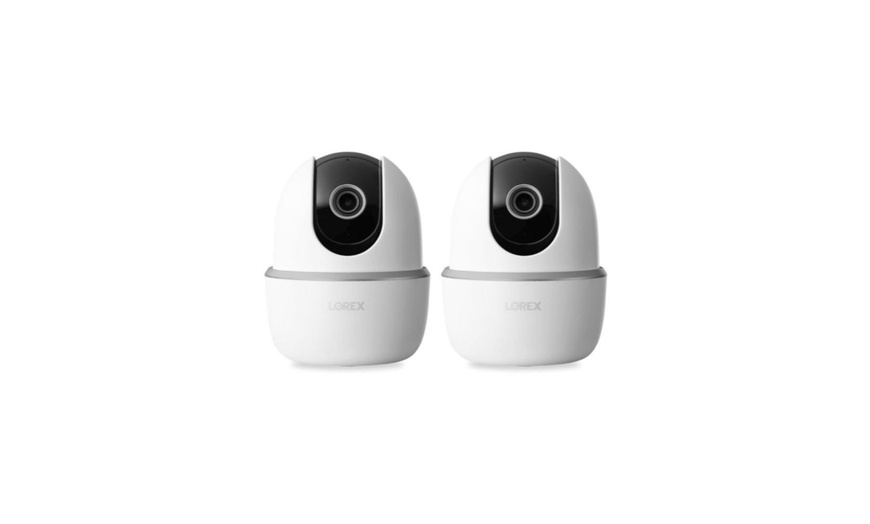 Lorex 2K Pan-Tilt Indoor Wi-Fi Security Camera (2-Pack) | Groupon