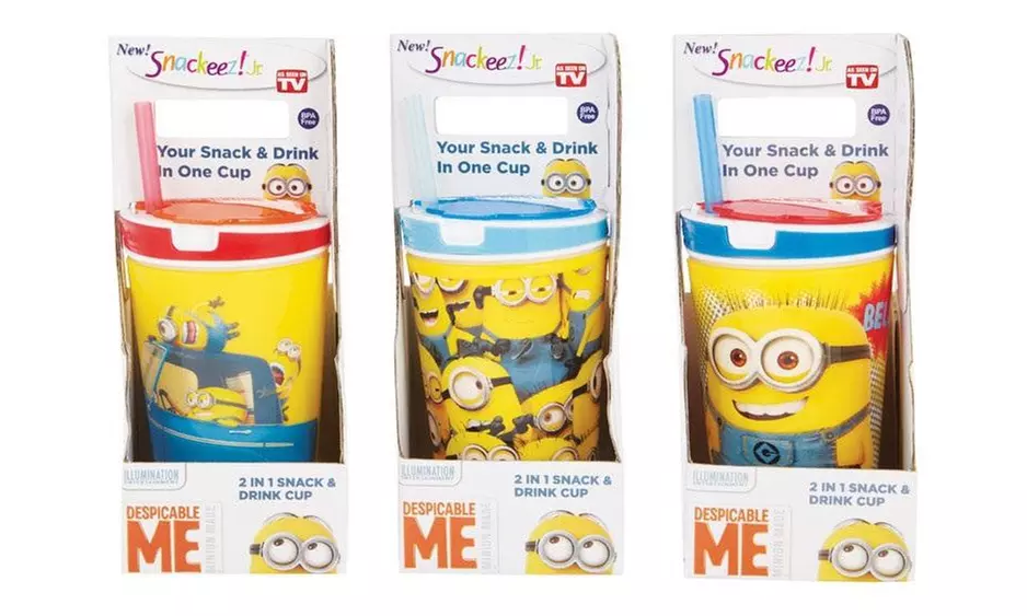 Snackeez SNAKZMIN Jr. Minions 2 in 1 Snack & Drink Cup Holder - Second Medium
