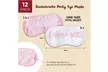 Juvale 12-Pack Bachelorette Gift Set Bride Squad Sleep Eye Masks Party Favor - Second Medium